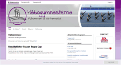 Desktop Screenshot of habogymnasterna.se